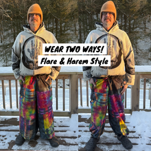 Load image into Gallery viewer, ‘DARK SIDE OF THE MOON’ Patchwork Pants
