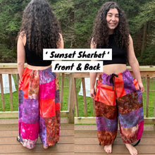Load image into Gallery viewer, ‘SUNSET SHERBET’ Patchwork Pants
