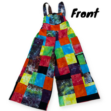 Load image into Gallery viewer, ‘RAINBOW BRITE’ Patchwork Overalls
